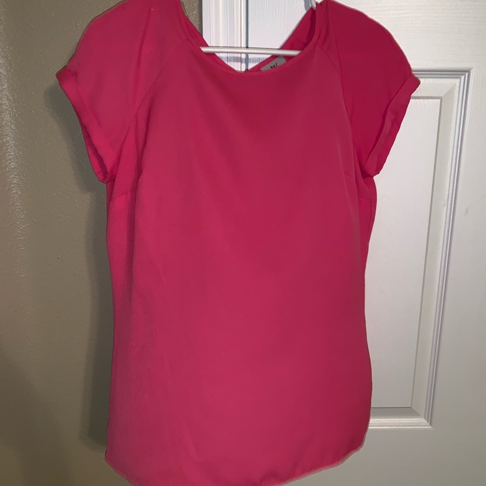 Hot pink top
